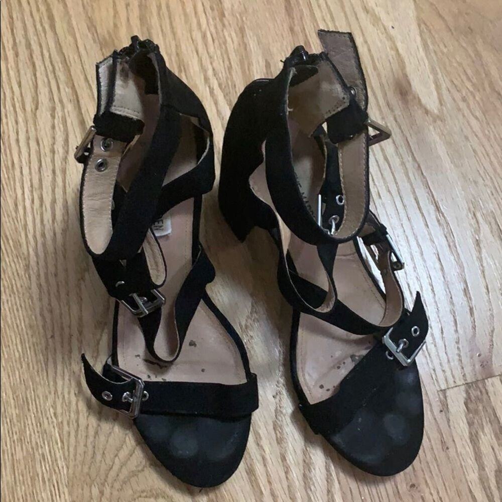 STEVE MADDEN SHANE SUEDE SANDALS SIZE 9